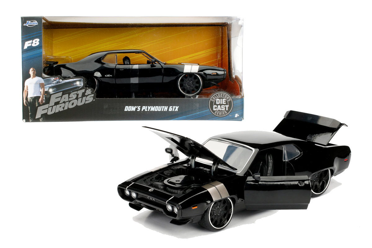 Jada Auto metalowe FF8 1972 Plymouth GTX Szybcy i Wściekli 1:24 253203034 729634