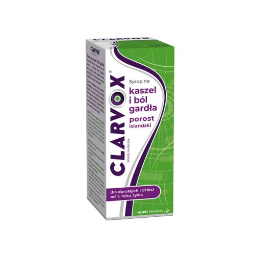 CLARVOX Syrop na kaszel i ból gardła 200ml