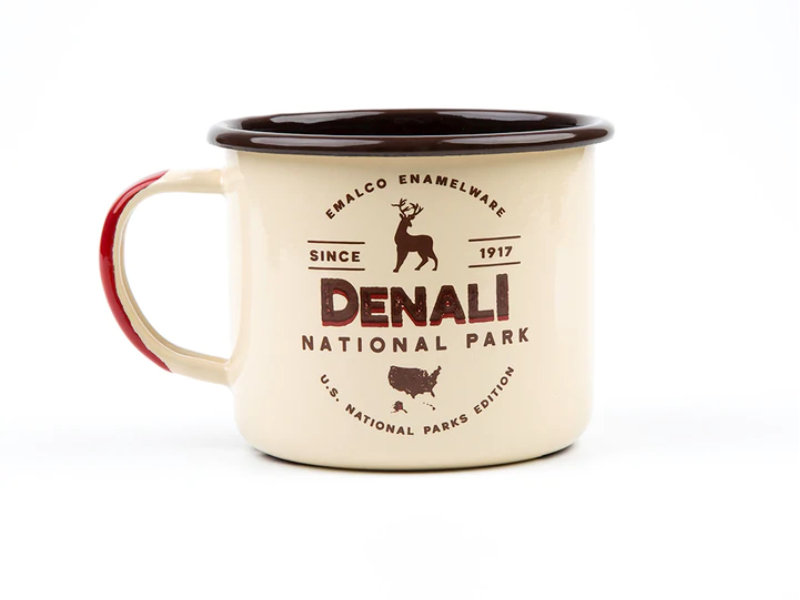 Kubek emaliowany, kremowy U.S. National Parks 650 ml