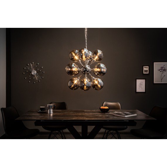 Invicta Interior Lampa wisząca galaxy 72cm srebrna 39101