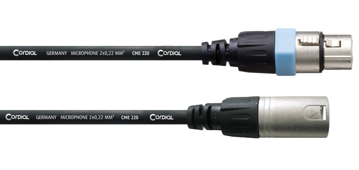 Cordial XLR Female/XLR Male Intro 10 m CCM 10 FM (E361-W ORACO-ER007-GBA01)
