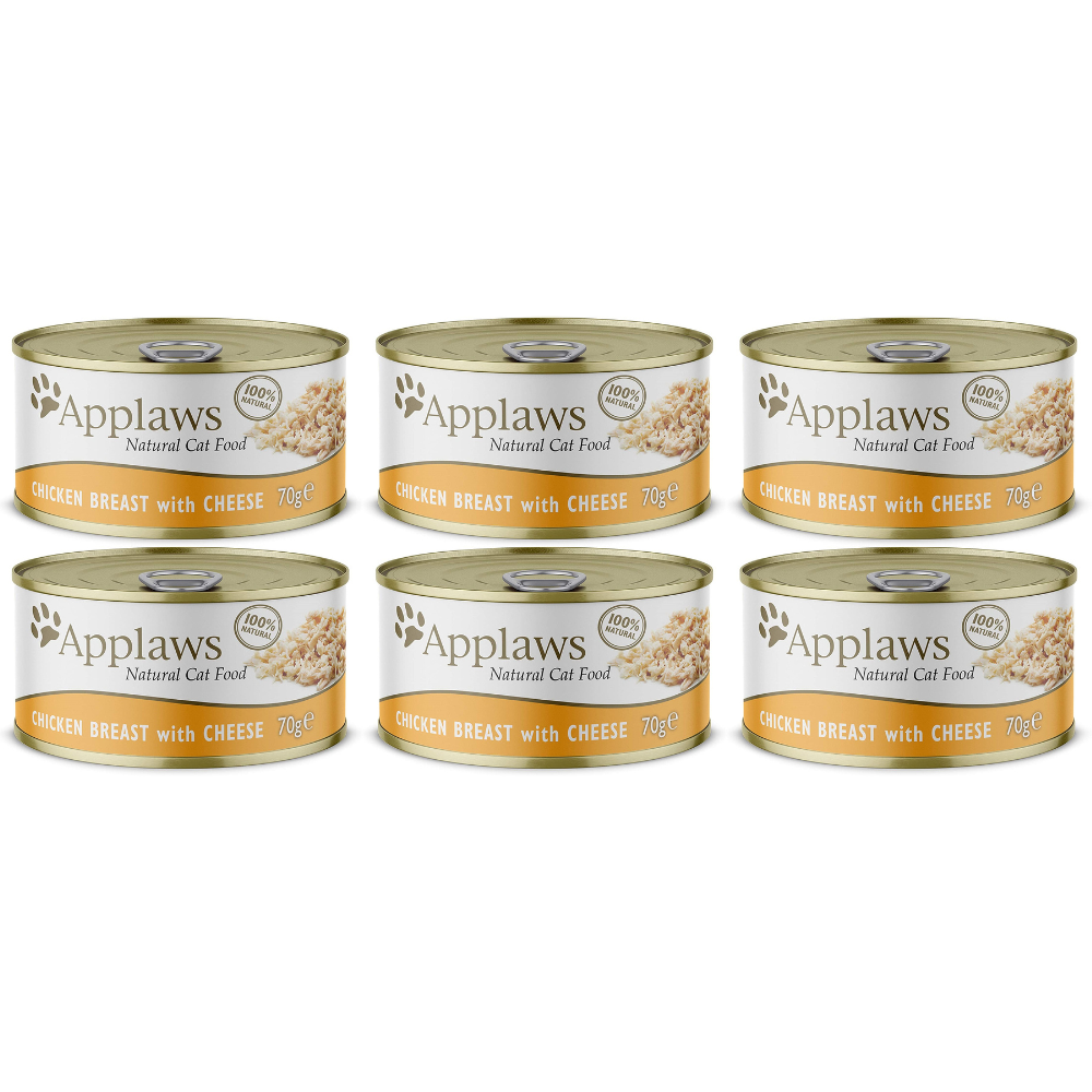 Applaws Cat Kurczak i Ser 6x70g PUSZKA