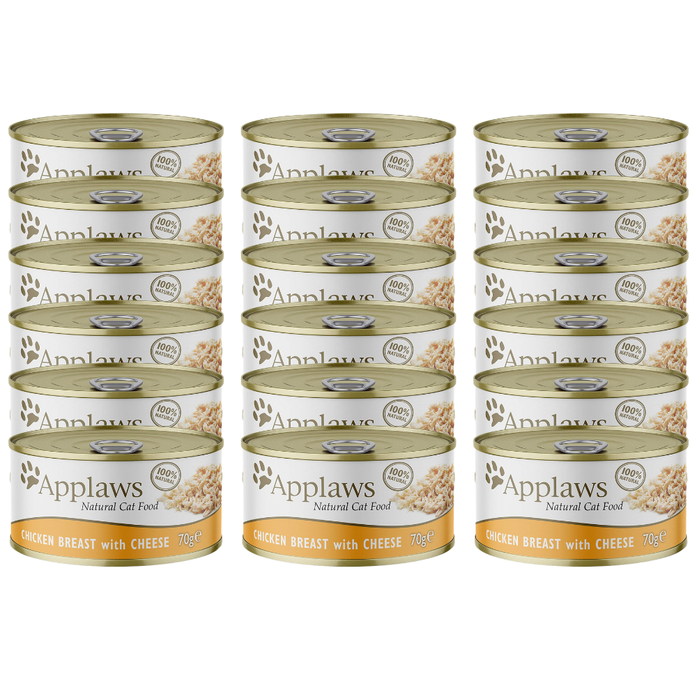 Applaws Cat Kurczak i Ser 24x70g PUSZKA