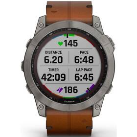 Garmin Fenix 7X Solar Brązowy