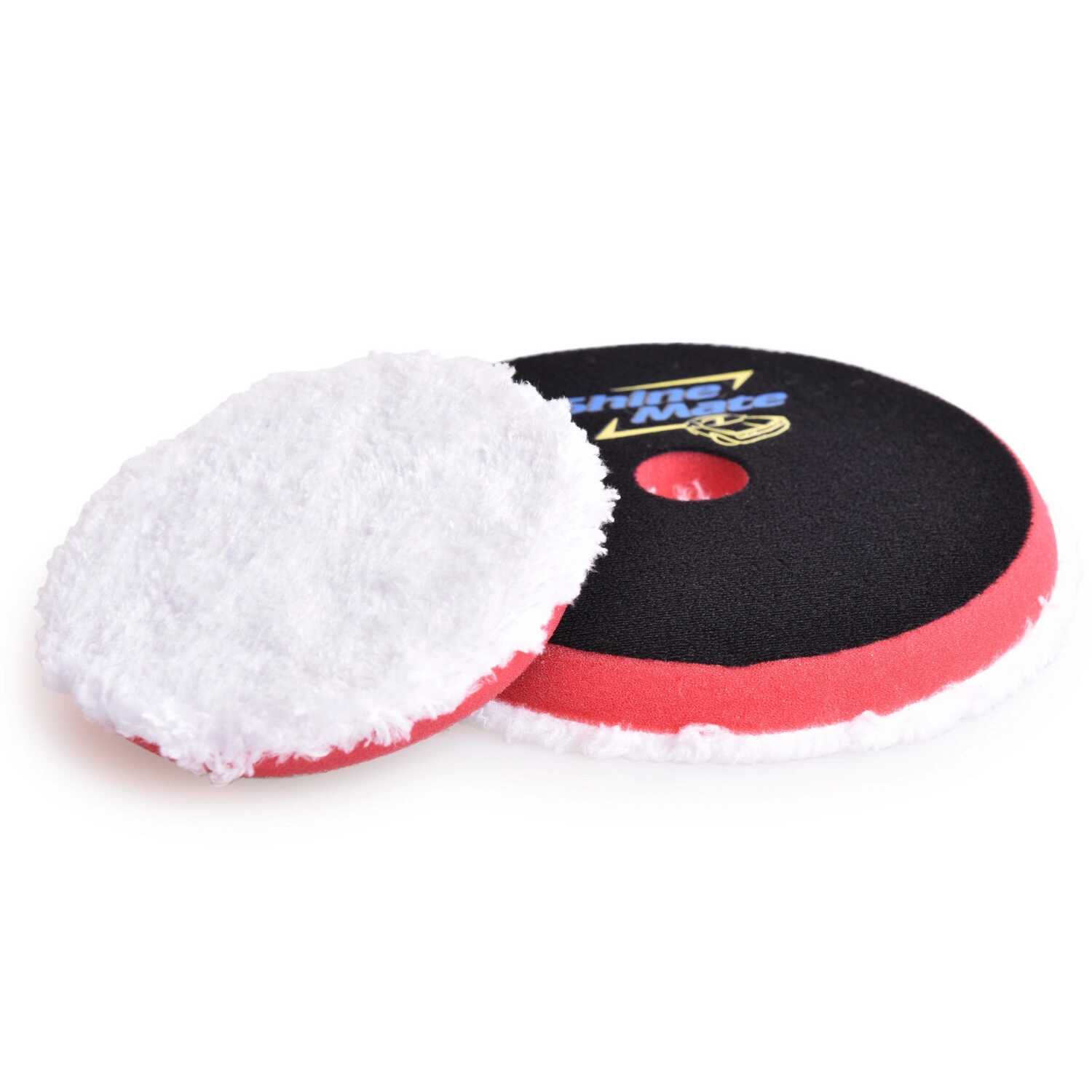 ShineMate Mikrofibra polerska 41255 Micro-Fiber Pad, T20 Finish, Czerwona pianka 12mm; 140mm