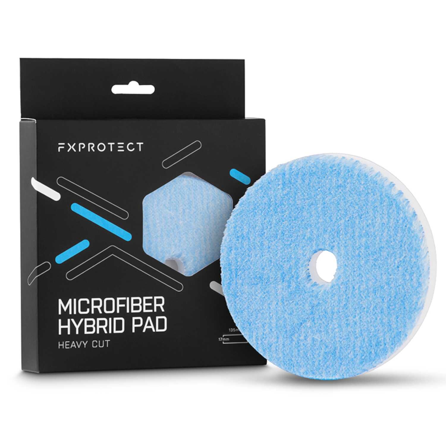 FX PROTECT Microfiber Hybrid Pad - Heavy Cut - Mocno tnący pad polerski 135mm