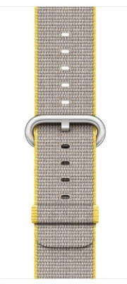 Oryginalny Pasek Apple Watch Nylon Yellow / L.Gray 42mm