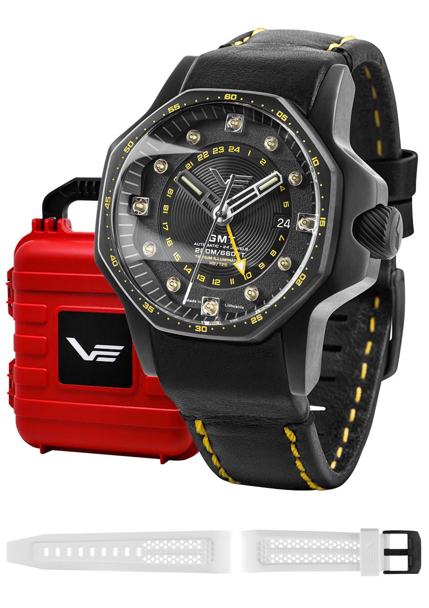Zegarek Vostok Europe NH34A-640C703 Atomic Age Fermi Line Automatic GMT