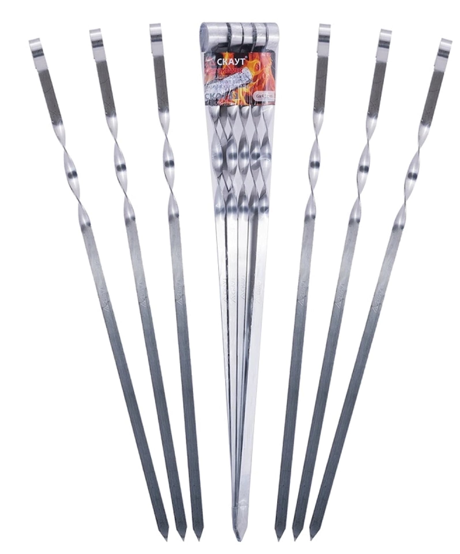 Skaut Szpady szpikulce do szaszłyków mięsa 45cm 6 szt. 0731