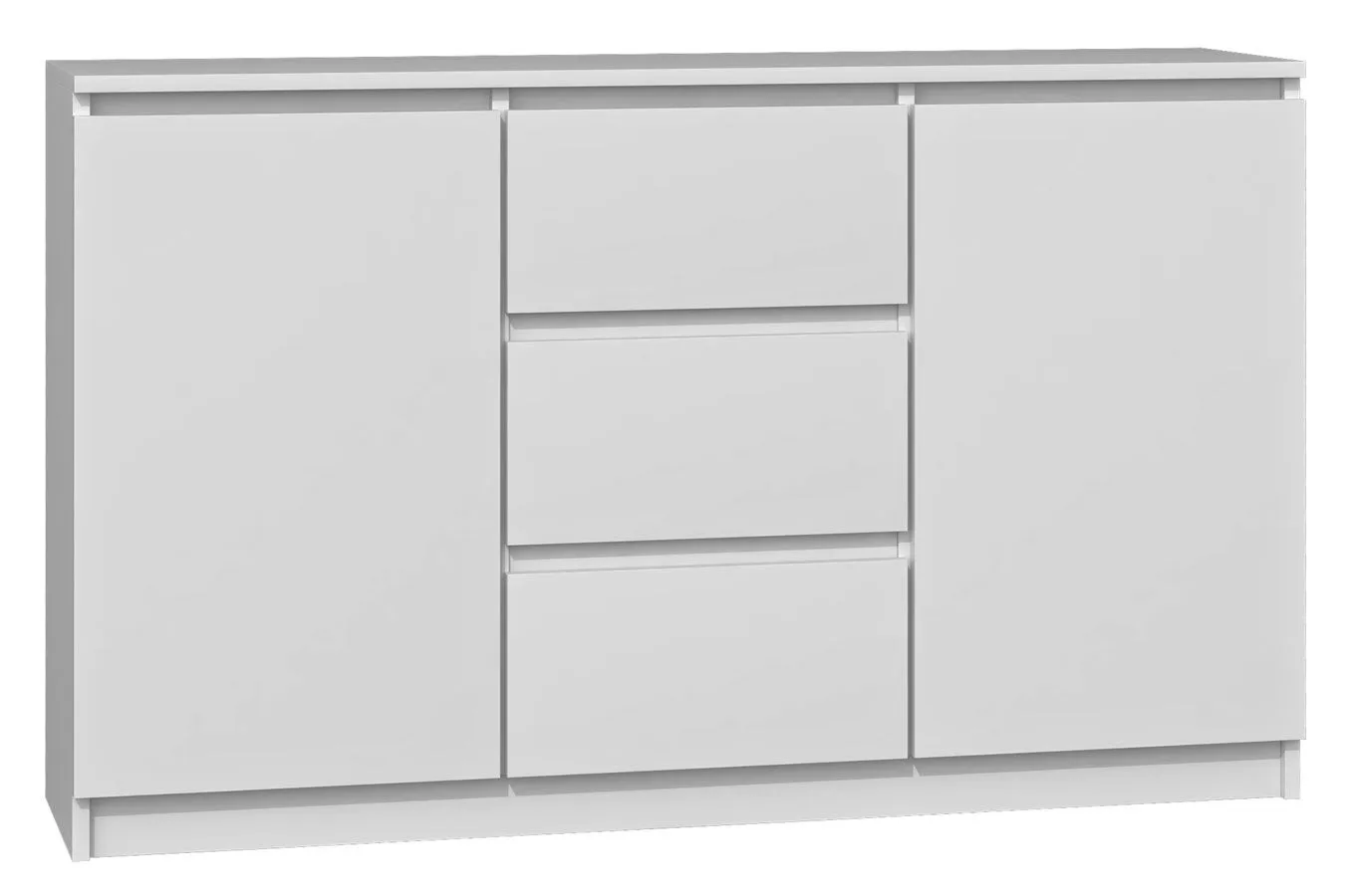 Biała komoda kuchenna 120 cm T2-P53