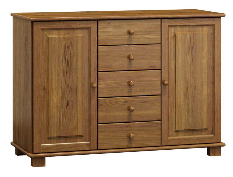 Komoda drewniana sosnowa nr37 dąb