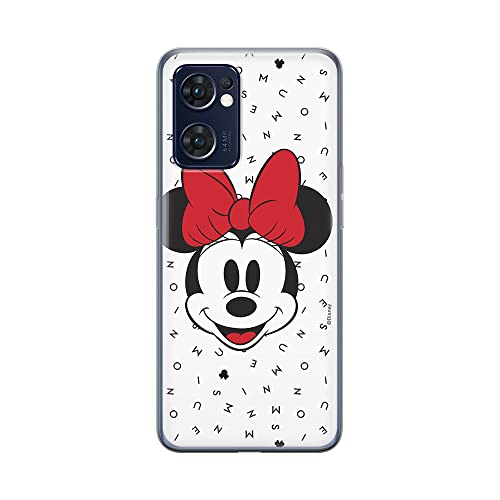 ERT GROUP etui na telefon Oppo RENO 7 5G, case oryginalny i oficjalnie licencjonowany przez Disney, wzór Minnie 056, optymalnie dopasowane, plecki z TPU