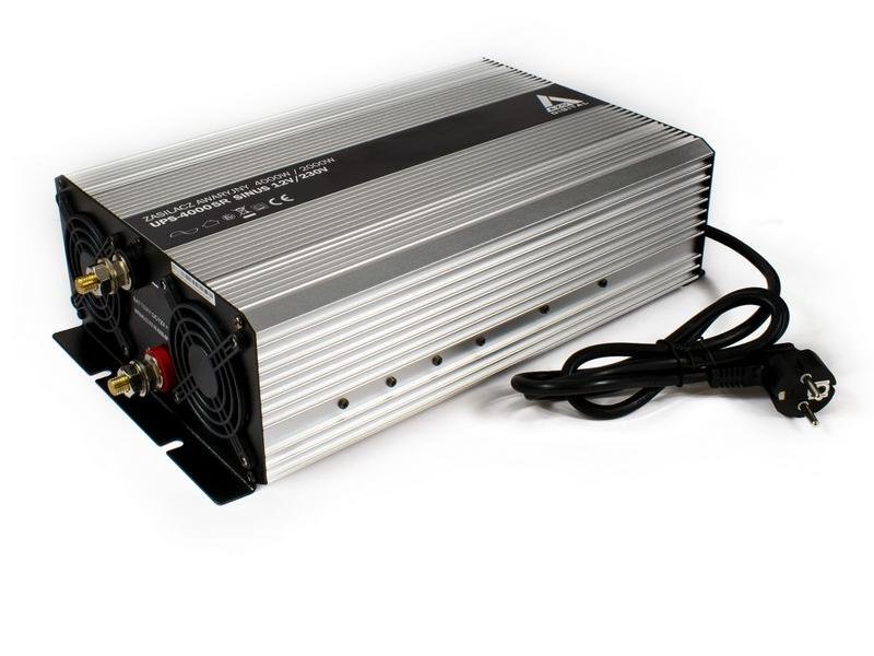 AZO DIGITAL Zasilacz awaryjny (UPS + AVR) 12V UPS-4000SR Sinus 4000W/2000W 12V/230V 3SPE4000SR