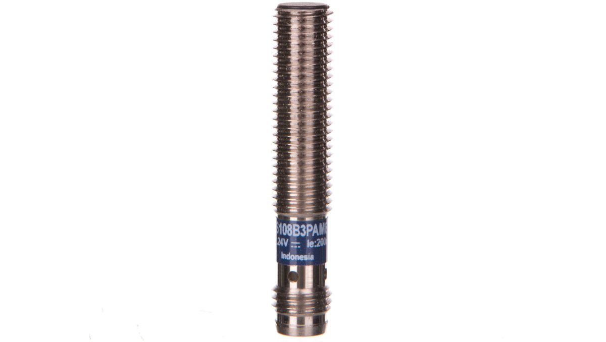 Schneider telemec anique czujniki xs108 b3pam8 XS1 indukcyjna czujnik, mosiądz, M8, długość 42 MM, 2 MM odstęp między włączająca, 12 VDC 24 VDC, wtyk M8 XS108B3PAM8