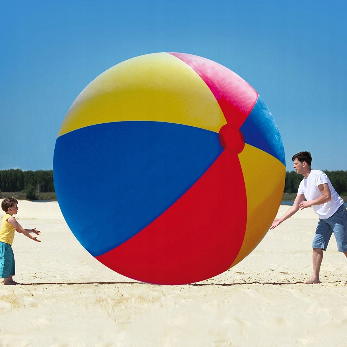 Gigantyczna Piłka Plażowa 200 Cm !!! Pvc 0,2 Mm