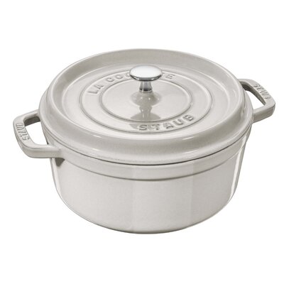 Staub Garnek żeliwny okrągły La Cocotte 5,2 L biała trufla 40501-413-0