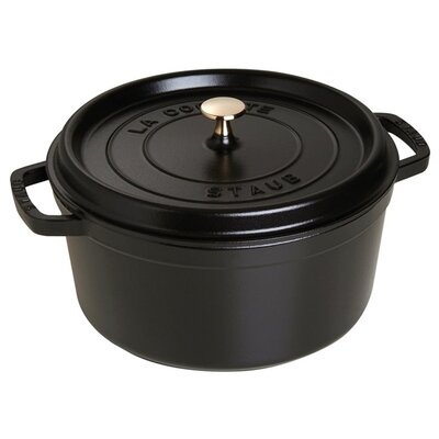 ZWILLING STAUB Garnek żeliwny okrągły 5,2l czarny