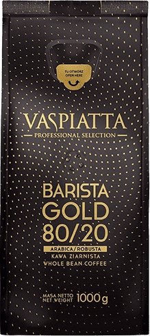 Vaspiatta kawa ziarnista Barista Gold 1kg