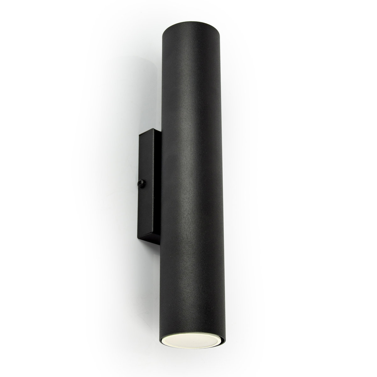 Lampa Kinkiet Tuba Czarna Pojedyncza LED GU10