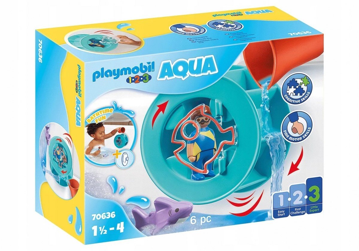 PLAYMOBIL 70636 MŁYN WODNY Z REKINEM