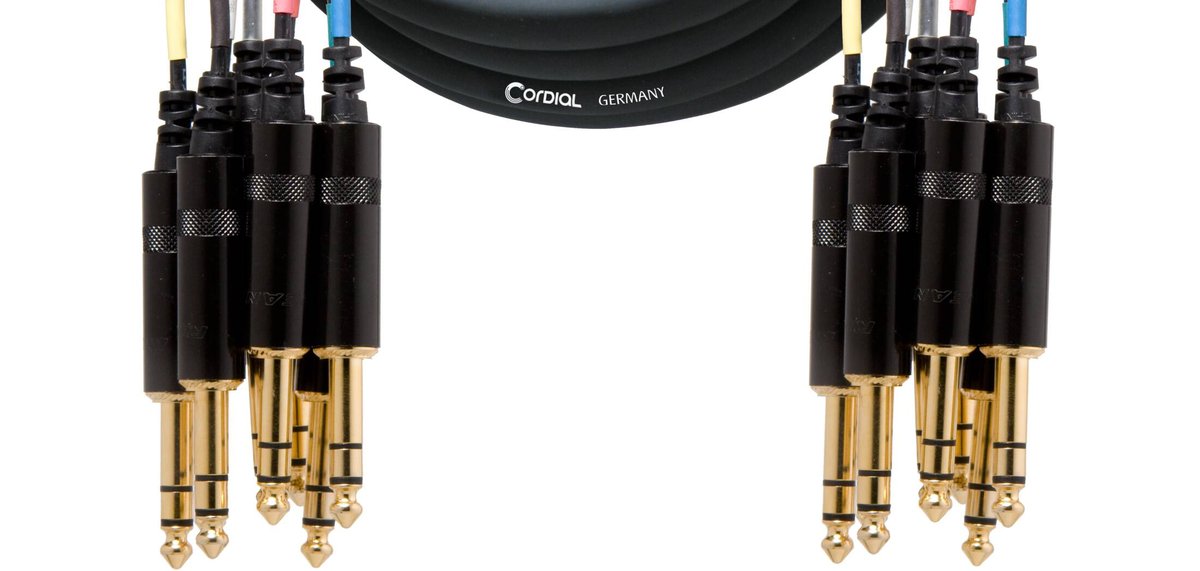 Kabel wieloparowy multicore Jack 6,3mm 3 m Cordial