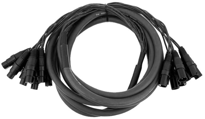 Kabel wieloparowy multicore XLR 5 m 8 kanałów the sssnake