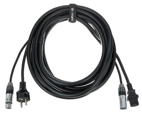 Kabel zasilająco-sygnałowy XLR IEC 5 m the sssnake