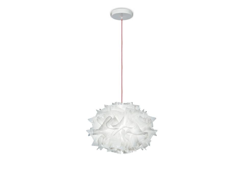 Slamp Veli Mini Single Couture lampa wisząca biała