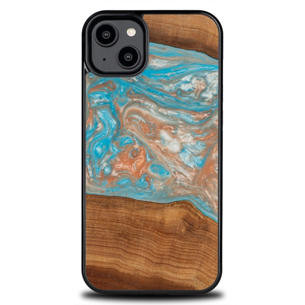 Etui Bewood Unique - iPhone 14 Plus - Planets - Saturn