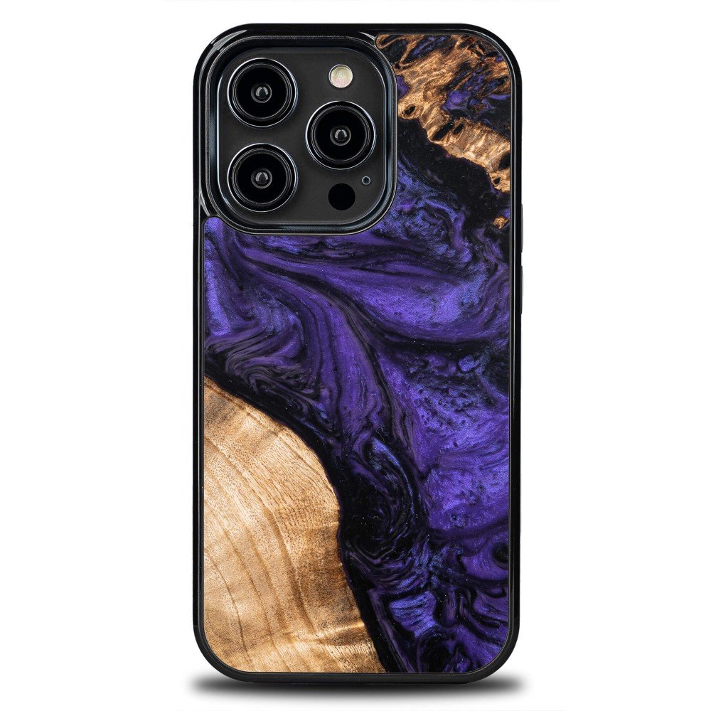 Etui Bewood Unique - iPhone 14 Pro - Violet