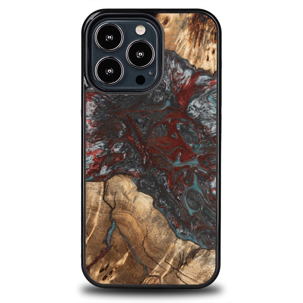 Etui Bewood Unique - iPhone 13 Pro - Planets - Pluton