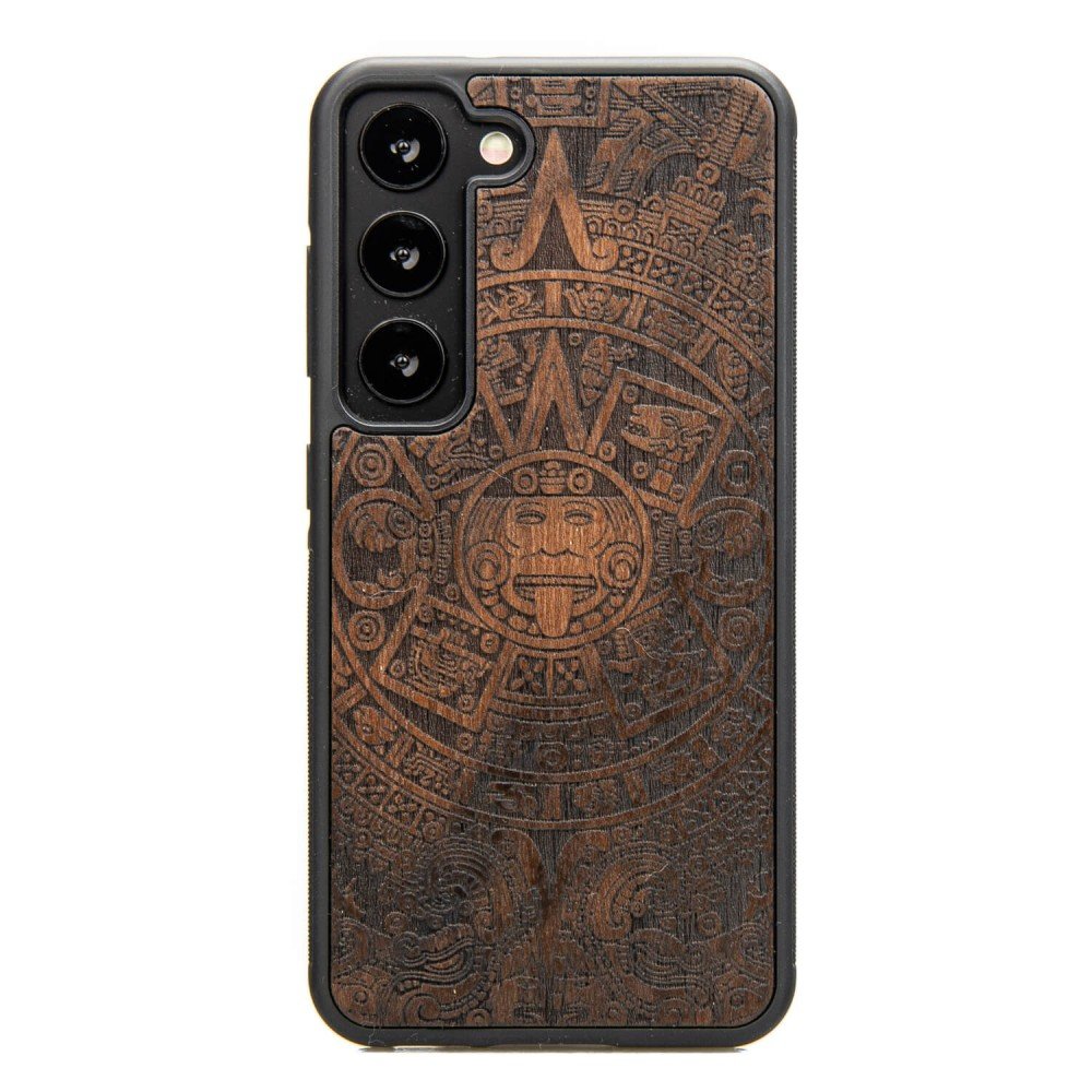 Drewniane Etui Bewood Samsung Galaxy S23 KALENDARZ AZTECKI ZIRICOTTE