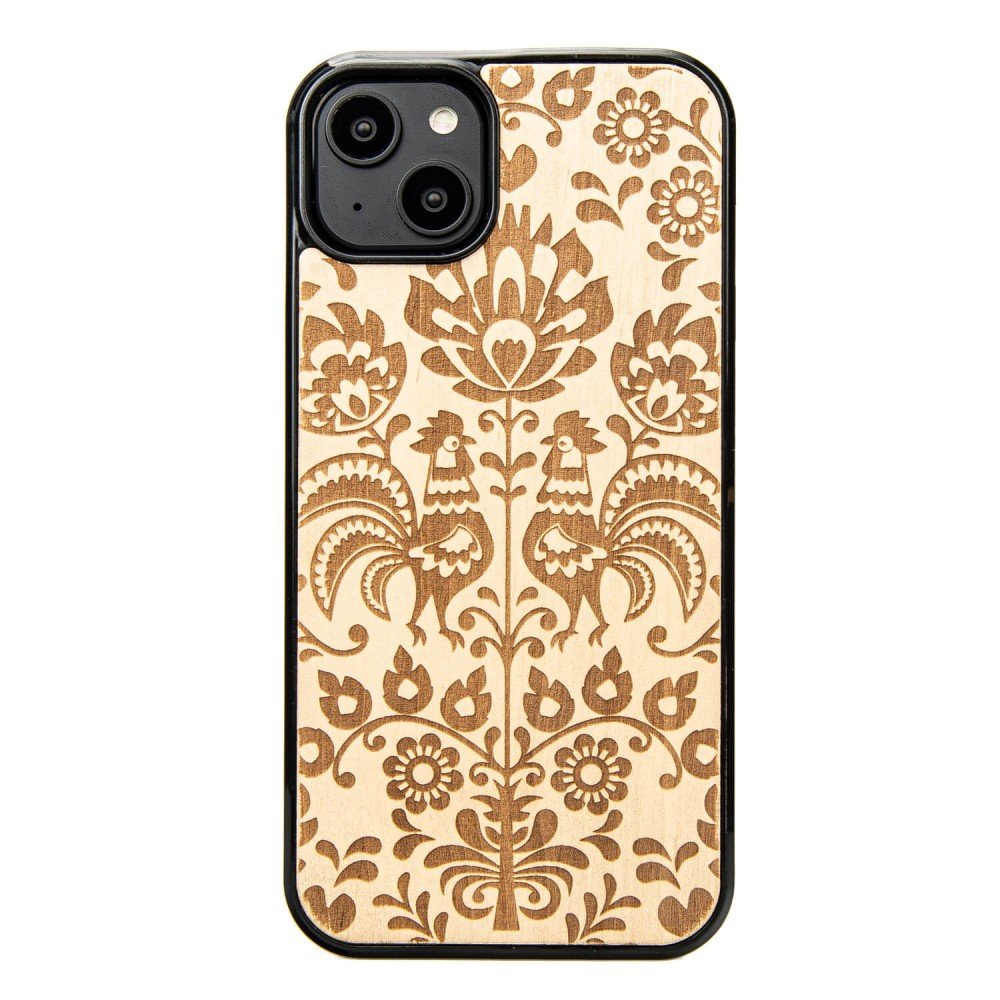 Drewniane Etui Bewood iPhone 14 Plus POLSKI FOLK ANIEGRE