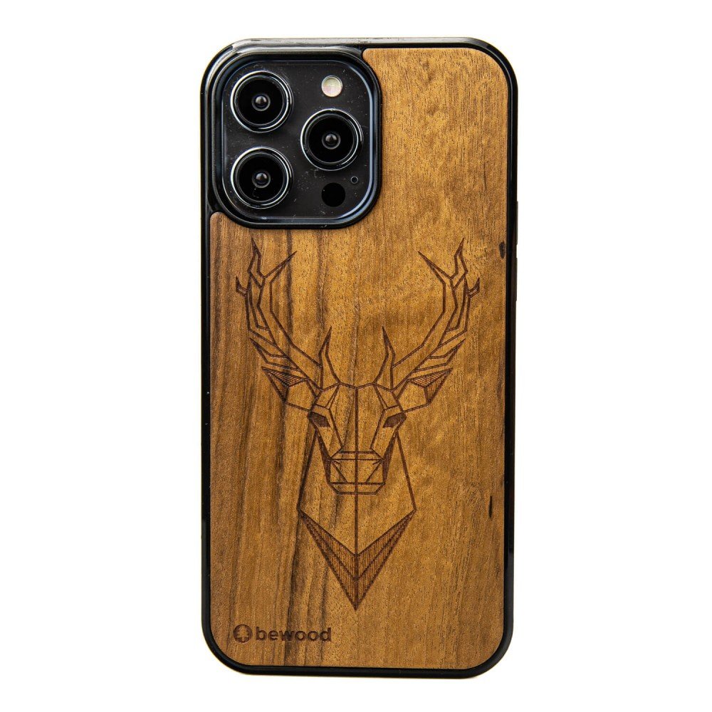 Drewniane Etui Bewood iPhone 14 Pro Max JELEŃ IMBUIA