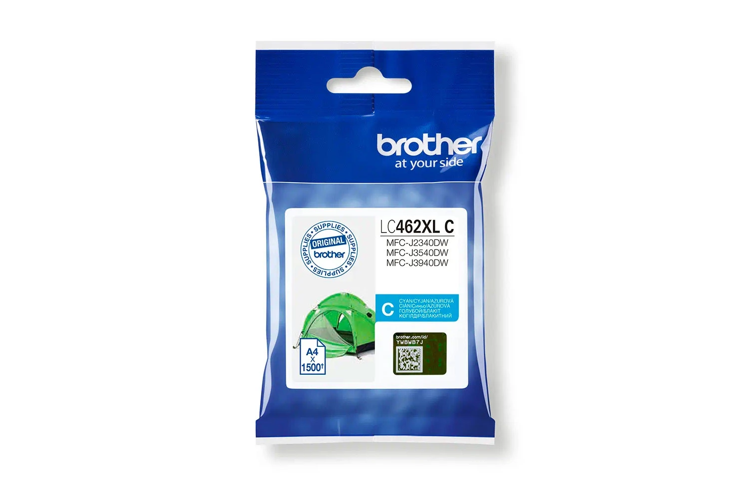 Tusz oryginalny Brother LC-462XL C cyjan (niebieski)