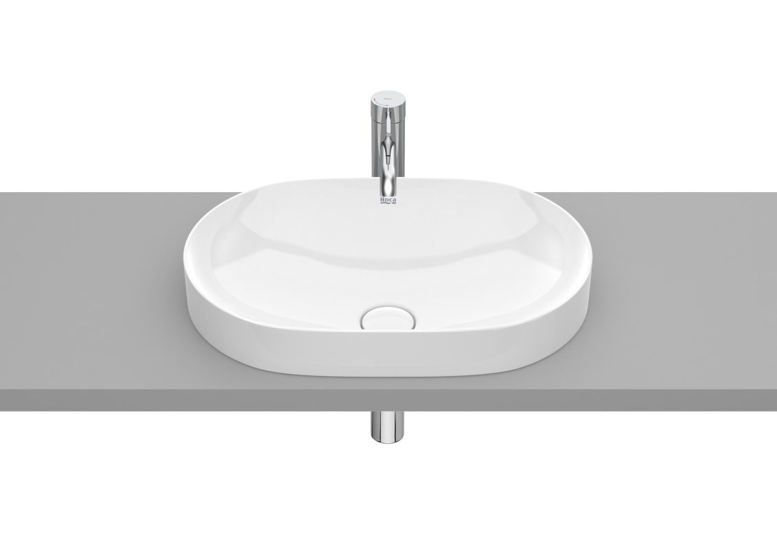 Roca Inspira Round umywalka wpuszczana w blat 55x37 cm A327527000