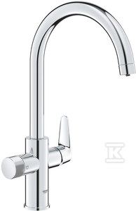 Bateria filtrująca Grohe Blue Pure BauCurve z obracaną w zakresie 150° wylewką 