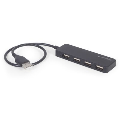 Gembird Hub USB-C 4-Portowy (czarny)