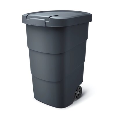 Kosz na śmieci Prosperplast 90L czarny (NBWB90-S433)