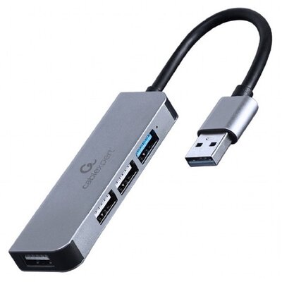GEMBIRD Hub USB 3.0 4-Porty 1 x USB 3.1 + 3 x USB 2.0 czarny