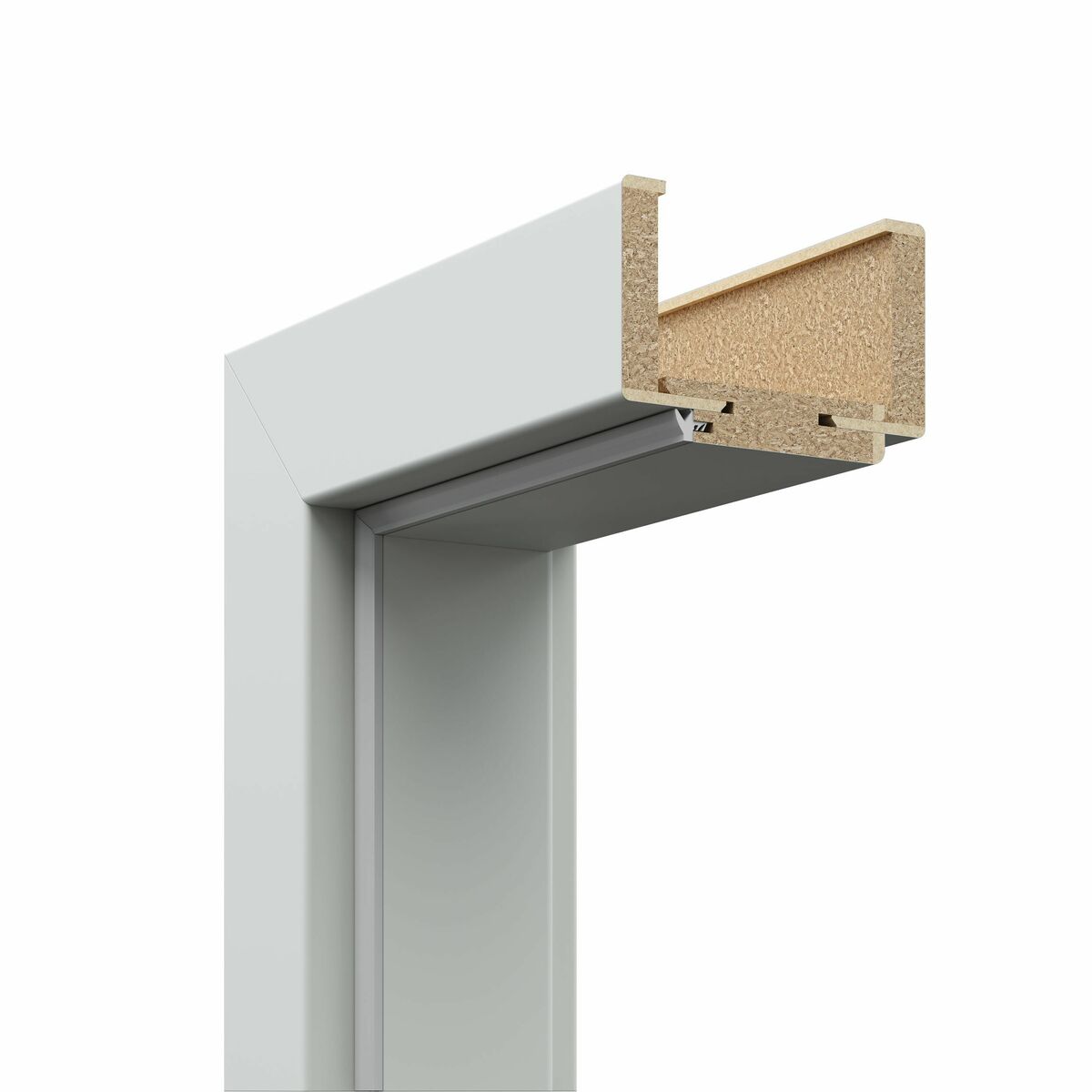 Ościeżnica regulowana 80 prawa szara zakres regulacji 120-140 mm Porta 5904535841884