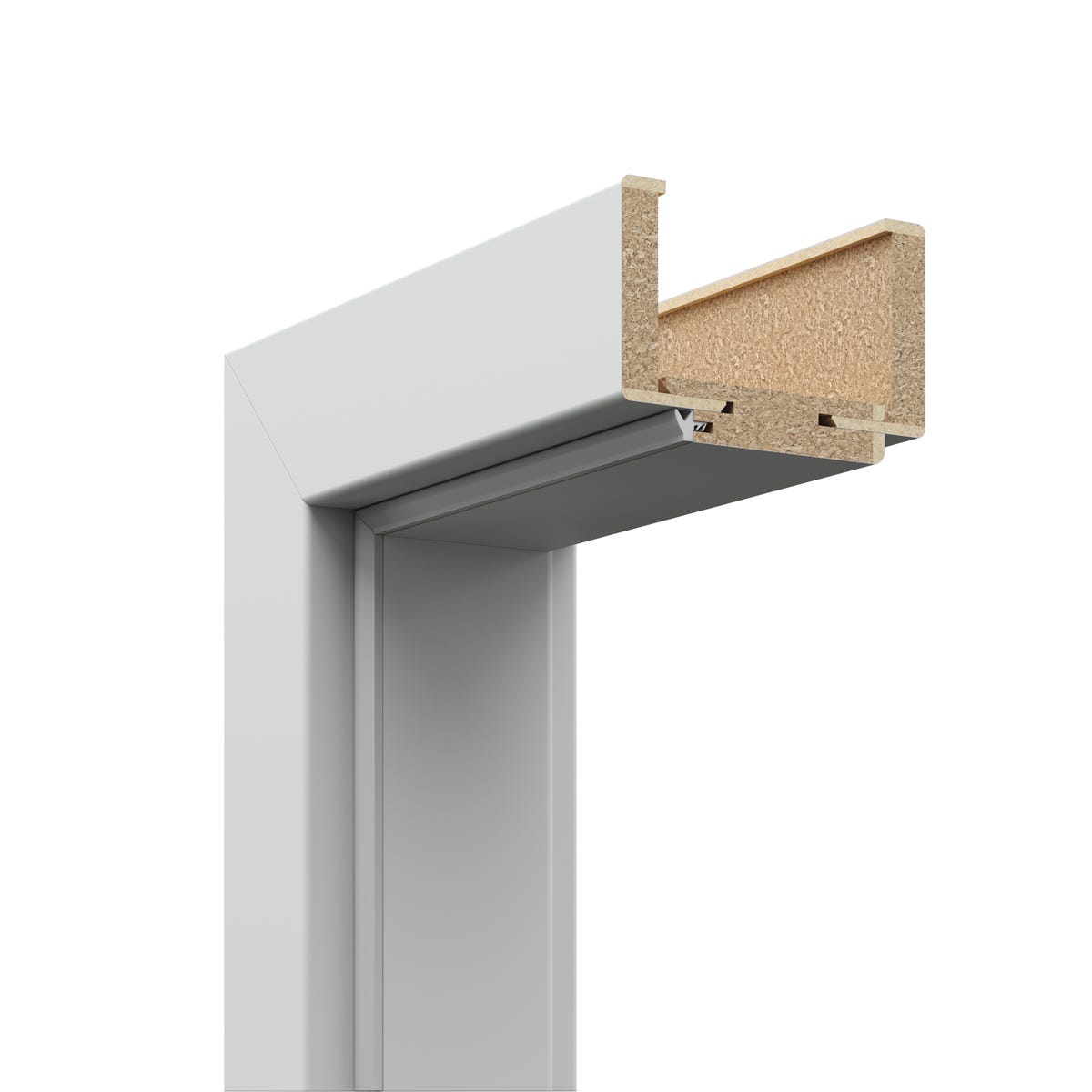 Ościeżnica regulowana 80 lewa szara zakres regulacji 140-160 mm Porta 5904535588659