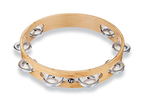 Latin Percussion Pro 10 tamburynów, aluminium, jeden rząd (LP380A-AL)