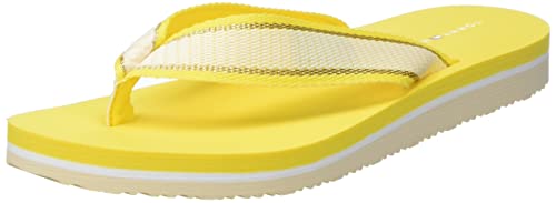 Tommy Hilfiger Klapki damskie Th Webbing, Żywy żółty, 36 EU
