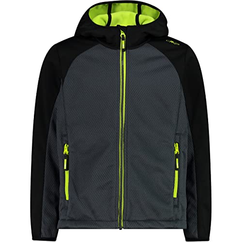 CMP - Kid Jacket Fix Hood, Boy, Nero, 98