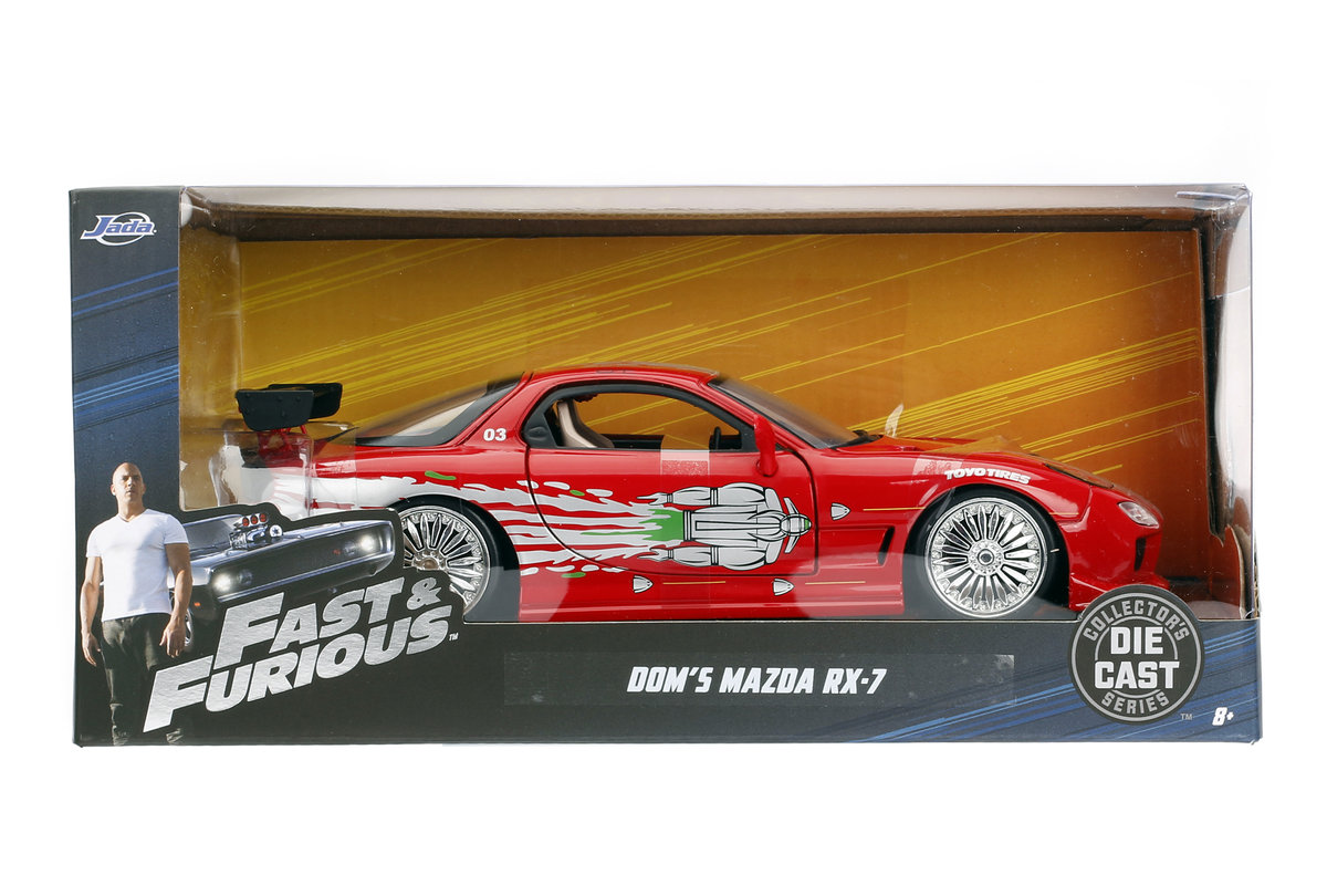 Fast & Furious, pojazd 1993 Mazda RX-7 1:24 4006333067235