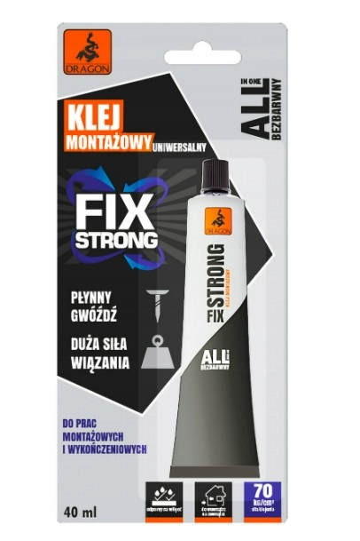 Klej montażowy FIX uniwersalny 40 ml DRAGON