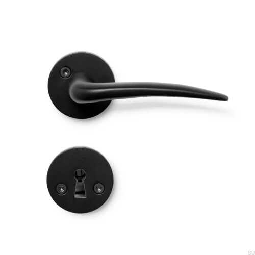 Klamka do drzwi Skagen Metalowa Czarny Mat Standard skandynawski