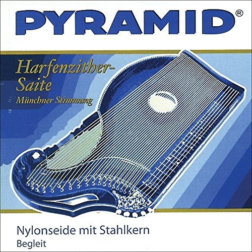 Struny Pyramid Zither nylonowe z rdzeniem stalowym. Harfa/cytra rezonansowa C# 29. 612.129