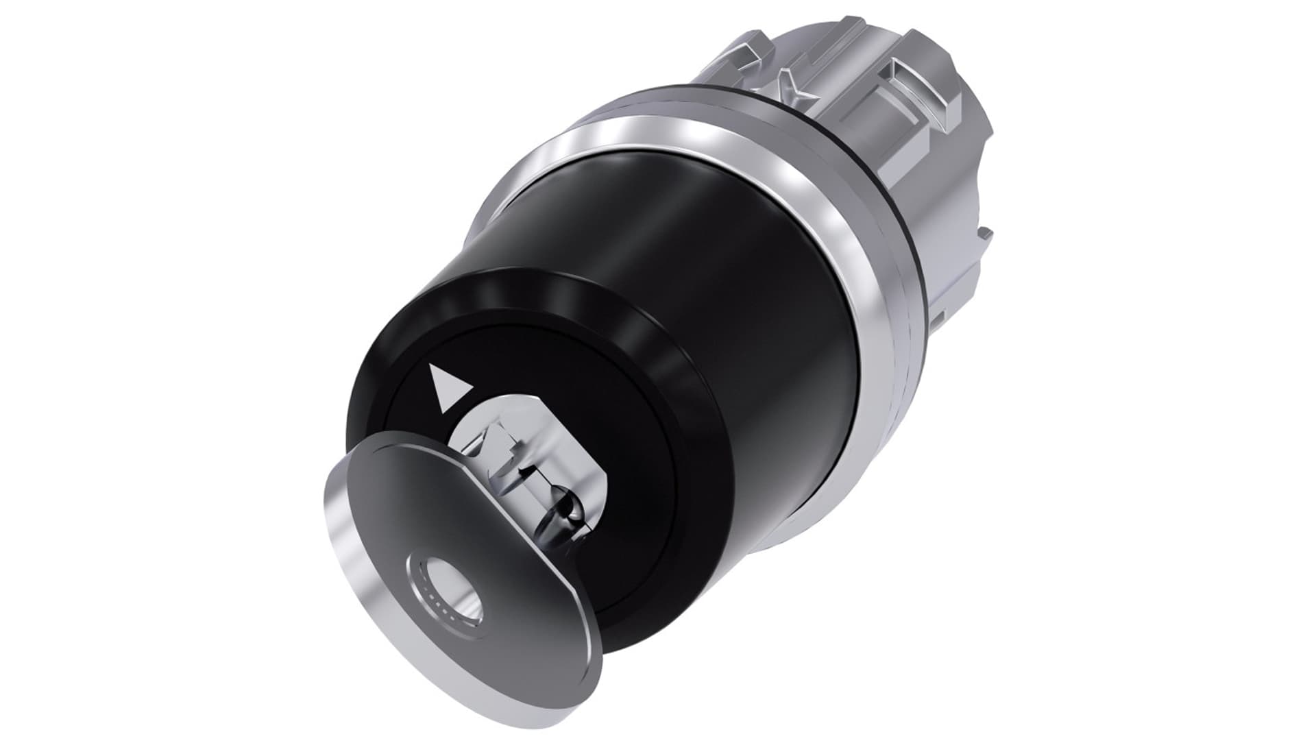 Siemens Przełącznik z kluczem BKS 22mm okrągły metal nr E7 (VW) 2 poz. O-I monost. kąt zał. 90st. 3SU1050-5SF01-0AA0 3SU1050-5SF01-0AA0